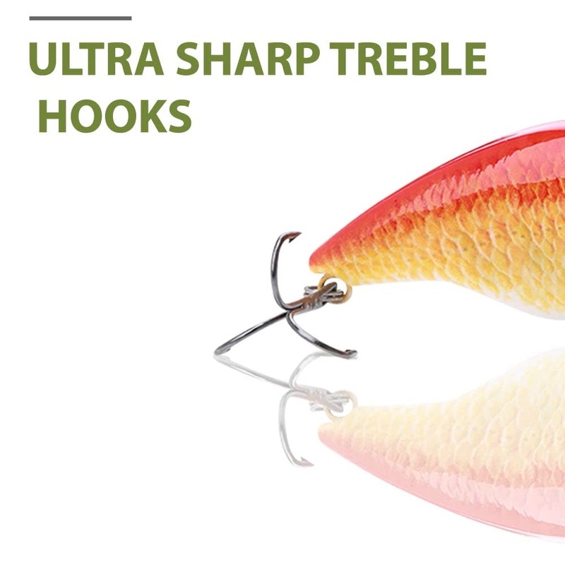 Floating Crankbait Lures Lifelike Artificial - Medium Roach Crankbait -