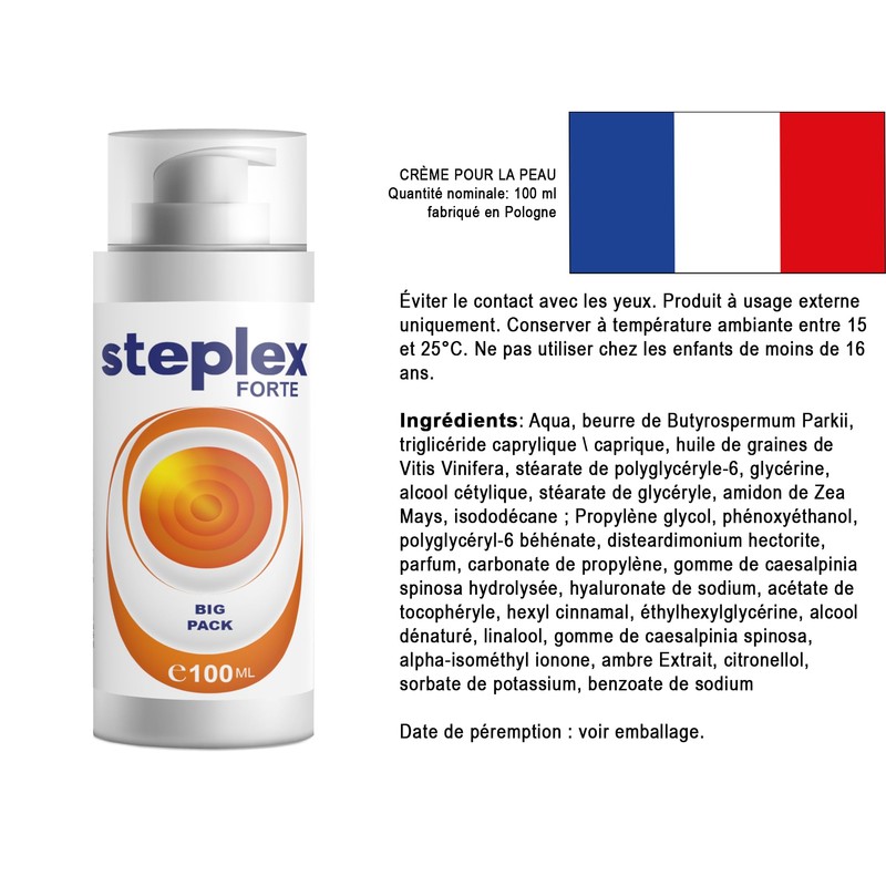 Creme Steplex Forte 500 ml (5 x 100 ml), Pack