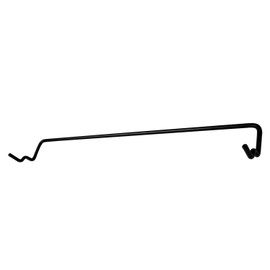 Waki Sangyo Black Hanger - Specially Designed for Perforated Boards, 1pc, Black, 10.8 in (275 mm), Wall Storage, Shelf, Display, Small Item Hanger ANB-807