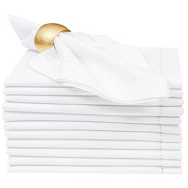 White Cloth Napkins, Hemstitched Napkins,White Napkin Cloth,Cloth Napkins,Cotton Napkins, Cloth Napkins Set of 12,Dinner Napkins Cloth,Napkins Cloth,Napkins Cloth Washable,Fabric Napkins 18x18
