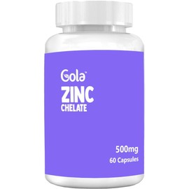Gola Zinc Chelate - 500mg 60 Capsules