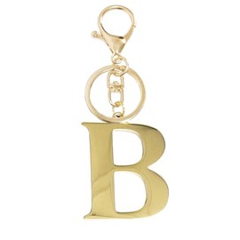 jtkdxqs Gold A-Z Initials Letter Keychain Cute Pendant for Wallet Backpack Handbags Women,Letter B