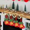 NQEUEPN Pack of 8 Christmas Fireplace Hooks, Christmas Stocking Hooks,