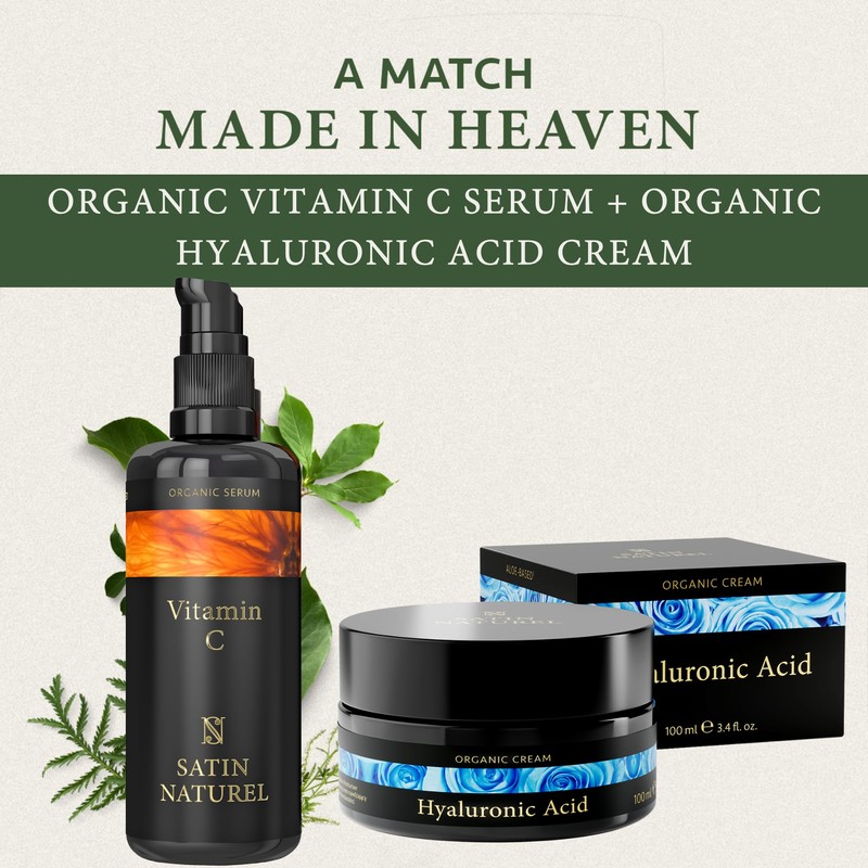 Anti Aging Face Cream for Women with Hyaluronic Acid 100ml,
