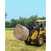 49" Hay Spear, 4500lbs Capacity Quick Attach Square Hay Bale