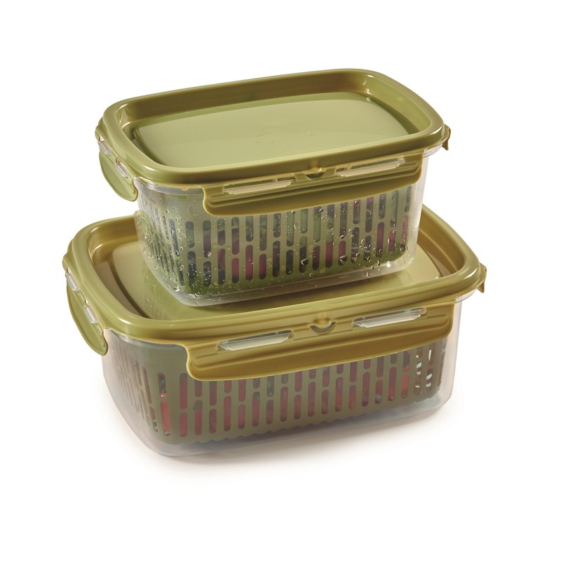 Snips Veggie SnipsLock 1.8 LT Rectangular Food Container with Removable