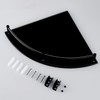 Halyuhn 2 Tier Glass Corner Shower Shelf for Inside Shower,