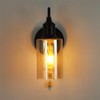 VinTopsh Vintage Glass Wall Sconces with Pull Chain Switch,Bathroom Vanity