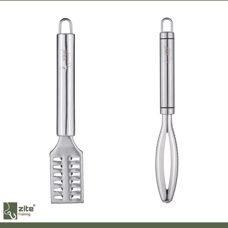 Zite Fishing Fish Scoop Set - 2-Piece for Easy Removal