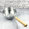 Milk Warmer Pot Prevent Sticking Flat Bottom Even Heating Aluminium