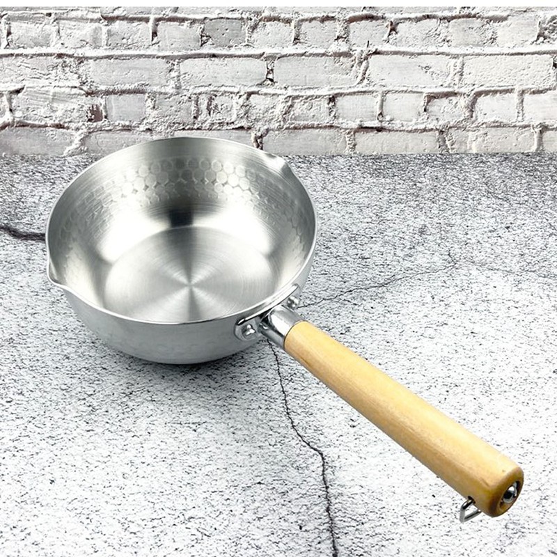 Milk Warmer Pot Prevent Sticking Flat Bottom Even Heating Aluminium
