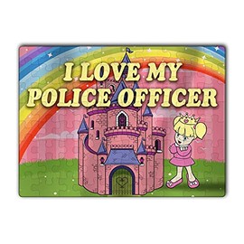 Makoroni - I Love My Police Officer Princess - Jigsaw Puzzle 80 pcs, DesW91