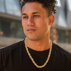 LIFETIME JEWELRY 9mm Rope Chain Necklace 24k Real Gold Plated for Women and Men (22 inches, 1 - Gold Plated)