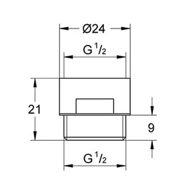 Grohe 45282000 Flow Regulator