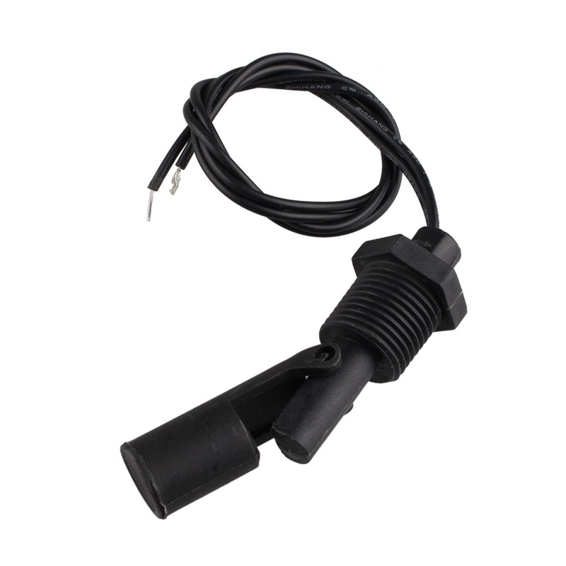 HALJIA 2 x Black Polypropylene Side Water Level Sensor Float