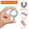 Mesybveo Pack of 5 M8 Eye Bolt, 304 Stainless Steel