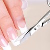 Tijeras Curvas Microdentadas de Acero Inoxidable para Uñas