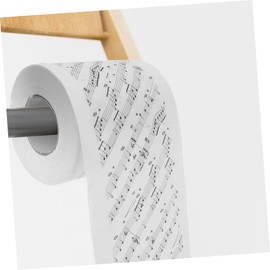 SEWOART 1 Roll Musical Note Toilet Paper Toilet Tissue Bulk Toilet Paper Tissue Paper Bath Tissues Toilet Paper Music Notes Printing Tissue Toilet Papers Soft Toilet Paper Piano Decorate