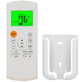 XINJISHIMIN Replacement Remote Control for ApooDr ASF16-12H1B ASF16-18H2B ASF16-09H220V1B ‎ASF16-12H220V1B Mini Split Air Conditioner Ductless Inverter System (with Wall Mounting Bracket)