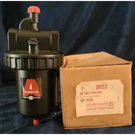 Alemite 5912-2 Air Line Lubricator 200PSI 3/4", 16oz Metal Bowl, New Old Stock