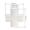 sourcing map PVC Pipe Fitting 4 Way Cross Schedule 40