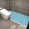 Duzzy 98 Inch Collapsible Shower Threshold Water Dam, Ideal for
