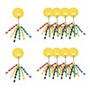 PATIKIL Fishing Rubber Bobber Beads Stoppers, 300 Pieces 6 in