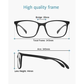 ANNRI ANRRI Blue Light Blocking Glasses, Brand New with tags, classic black color