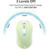 OKIMO Wireless Mouse for Laptop, Green, Unisex, 2.4GHz Optical, USB