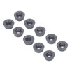 10 Pcs Lathe Carbide Blade Round Wood Turning Cutter High