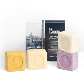 La Corvette Les Pavés Marseillais – Set of 4 Soaps 100 g Provence Scent