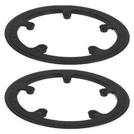 FRCOLOR Bicycle Chain Ring Sprocket Cover 5 Holes Universal Chain Guard Set of 2 Fixed Gear for Mountain Bike Front Sprocket