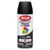 Krylon K05160202 ColorMaster Paint + Primer, Flat, Black, 12 oz.