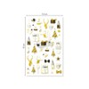 Maildor CY055O Pack of Cooky 3D Stickers (1 Sheet, 7.5