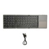 Wireless Folding Keyboard Touchpad USB Charge BT3.0 Auto Sleep Slim