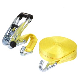 SmartStraps 30-Foot Ratchet Straps 10,000 lbs Break Strength - 3,333 lbs Safe Work Load – Haul Your Heaviest Loads Safely – Transport Large Equipment, Tractors and Vehicles