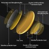 LVIOE Night Driving Glasses for Women Polarized Anti Glare Yellow