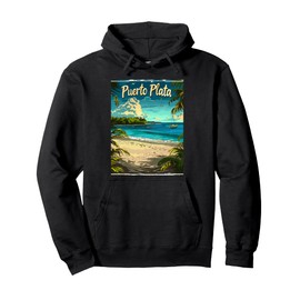 Puerto Plata Tropical Beach Escape Pullover Hoodie