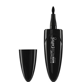 Maybelline New York Master Precise Curvy Liquid Eyeliner, Black, 0.01 oz.