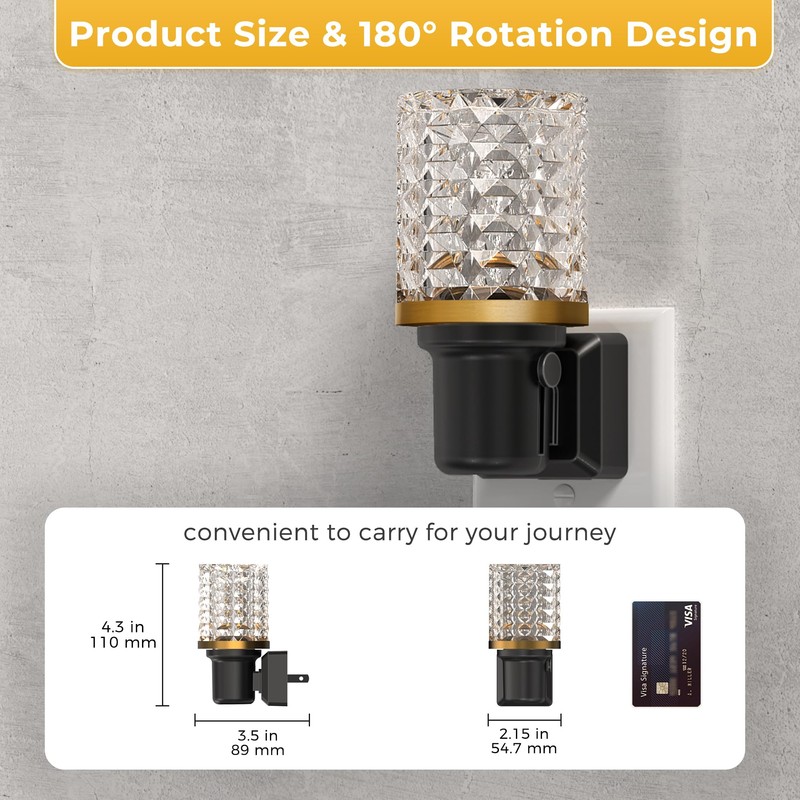 L LOHAS LED Night Light, 2 Pack Dimmable Night Lights