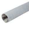 Diameter 120 mm Length 1.5 m White Aluminium Flexible Tube