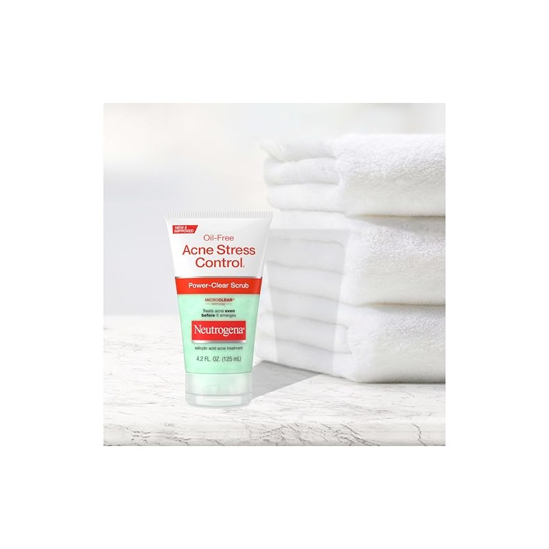 Exfoliante para el acné, sin aceites de Neutrogena Power-clear, control