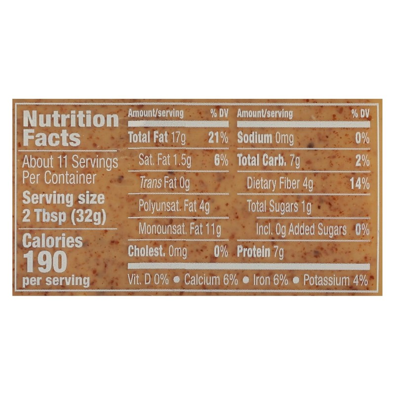 MaraNatha Organic Creamy Raw Almond Butter, 12 Ounce Jar