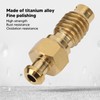 2Pcs Disc Brake Bleeder Screw Titanium Alloy M6 Rust Resistance