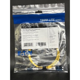Eaton N370-01M EATON TRIPP LITE SERIES DUPLEX SINGLEMODE 9/125 FIBER PATCH CABLE