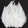 100pcs Feathers for Crafts, 5-7Inch Rooster Saddle Hackle Feathers Pheasant