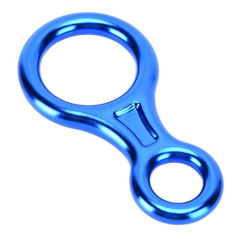 Descender Figure 8 Shape Aluminium Alloy 45KN Descent Abseiling Device