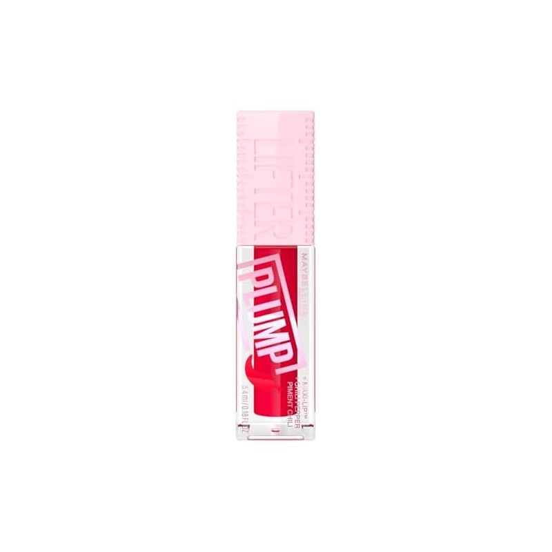 Maybelline Lifter Plump Brillo Labial Voluminizador, Maquillaje para Labios con
