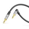 sonero® premium Audiokabel mit 1x 90° Stecker, 3.5mm Klinke, 1,50m,