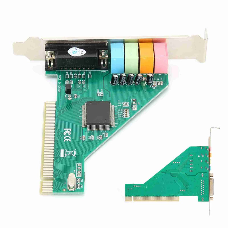 PCI Sound Card Channel 4.1 for Computer Desktop Internal Audio